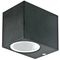 VT-7651 7510 - Square Down Wall Light, Black, GU10, IP44