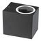 VT-7651 7510 - Square Down Wall Light, Black, GU10, IP44