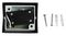 VT-7651 7510 - Square Down Wall Light, Black, GU10, IP44
