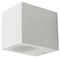 VT-7651 7539 - Square Down Wall Light, White, GU10, IP44