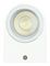 VT-7651 7540 - Round Down Wall Light, White, GU10, IP44
