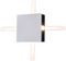 VT-704 8210 - 4W Square LED Wall Light, White, 440lm, 4000K, IP65