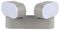 VT-814 8294 - 12W 2-Way LED Wall Light, Grey, 1320lm, 3000K, IP65