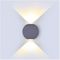 VT-836 8306 - 6W Cylinder LED Wall Light, Grey, 660lm, 4000K, IP65
