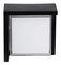 VT-827 218539 - 12W Square LED Wall Light, Black, 650lm, 3000K, IP65