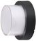 VT-828 8541 - 12W Round LED Wall Light, Black, 900lm, 3000K, IP65