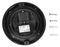 VT-828 8541 - 12W Round LED Wall Light, Black, 900lm, 3000K, IP65