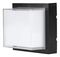 VT-828 8544 - 12W Square LED Wall Light, Black, 900lm, 4000K, IP65
