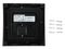 VT-828 8544 - 12W Square LED Wall Light, Black, 900lm, 4000K, IP65