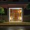 VT-828 8544 - 12W Square LED Wall Light, Black, 900lm, 4000K, IP65