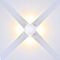 VT-834 8551 - 4W Round LED Wall Light, White, 440lm, 3000K, IP65