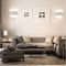 VT-846 8614 - 6W Up/Down LED Wall Light, IP54, 4000K, 540lm, Sand White