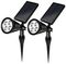 PELL0265 - Solar Powered LED Spotlights, 5200K, IP44, Pack of 2