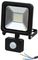 PELL0274 - LED Floodlight with PIR, 20W, 1600lm, 6000K, Black, IP44