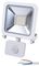 PELL0284 - LED Floodlight with PIR, 20W, 1600lm, 6000K, White, IP44
