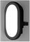 4058075271647 - 5.5W LED Bulkhead Light, 4000K, 450lm, IP54, Black