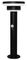 4058075392748 - 6W Endura Style Double Circle Solar Post Light, 3000K, Warm White, 400lm, IP44, Black