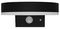 4058075392762 - 6W Endura Style Single Circle Solar Wall Light, 3000K, Warm White, 400lm, IP44, Black