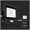 VT-118S-B 20257 - 10W LED Floodlight with PIR, 4000K, 735lm, Black, IP65