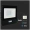 VT-128S-B 20261 - 20W LED Floodlight with PIR, 6500K, 1510lm, Black, IP65