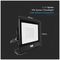 VT-158S-B 20266 - 50W LED Floodlight with PIR, 4000K, 4000lm, Black, IP65