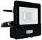 VT-118S-1-B 20281 - 10W LED Floodlight with PIR, 4000K, 735lm, Black, IP65