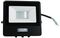 VT-118S-1-B 20281 - 10W LED Floodlight with PIR, 4000K, 735lm, Black, IP65