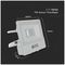 VT-118S-1-W 20294 - 10W LED Floodlight with PIR, 6500K, 735lm, White, IP65