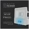 VT-118S-1-W 20294 - 10W LED Floodlight with PIR, 6500K, 735lm, White, IP65