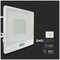 VT-158S-1-W 20302 - 50W LED Floodlight with PIR, 4000K, 4000lm, White, IP65