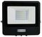 VT-128S-B 20259 - 20W Slim Floodlight with PIR, 3000K, 1510lm, Black