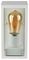 VT-837-W 8518 - Wall Light, E27, Matt White, Clear, IP44