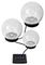 GL1018EZ - Solar Powered LED Lotus Flower Garden Lights, 6500K, IP44, Pack of 3