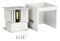 VT-759 217088 - 5W LED UP and Down Square Wall Light, 4000K, 700lm, White