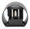 VT-756 217081 - 5W LED UP and Down Round Wall Light, 3000K, 700lm, Black