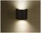 VT-756 217081 - 5W LED UP and Down Round Wall Light, 3000K, 700lm, Black