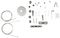 VT-7-40 21600 - 40W LED Slim Linear Suspension Light, 6400K, 3270lm, Black