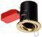 IGS/TB - Fire Rated Steel Tilting Downlight, Brass, IP20
