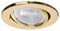 IGS/TB - Fire Rated Steel Tilting Downlight, Brass, IP20