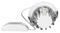 VT-26451 211280 - 40W LED Reflector COB Downlight, 6500K, 4200lm, White