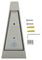 VT-826 218300 - 4W LED Triangle Light, 4000K, 476lm, IP65, Grey