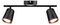 VT-812 218257 - 10W 2-Way LED Wall Light, 4000K, 1080lm, IP20, Black