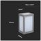 VT-822 218338 - 12W LED Outdoor Wall Light, 4000K, 1350lm, IP65, Grey