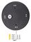 VT-706 218215 - 3W LED Round Wall Light, 3000K, 428lm, IP65, Black