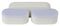 VT-814 218292 - 10W 2-Way LED Wall Light, 3000K, 1444lm, IP65, White