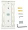 VT-846 218614 - 5W LED Oval Wall Light, 4000K, 630lm, IP65, White