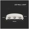 VT-846 218614 - 5W LED Oval Wall Light, 4000K, 630lm, IP65, White