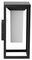 VT-77 21784 - 2W LED Solar Wall Light, 3000K, 220lm, IP65, Black