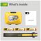 GPACTCH42000 - Head Torch CH42, 110lm, Yellow