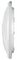 21809 - LED Dome Light with PIR Sensor, 6500K, 900lm, IP20, White
